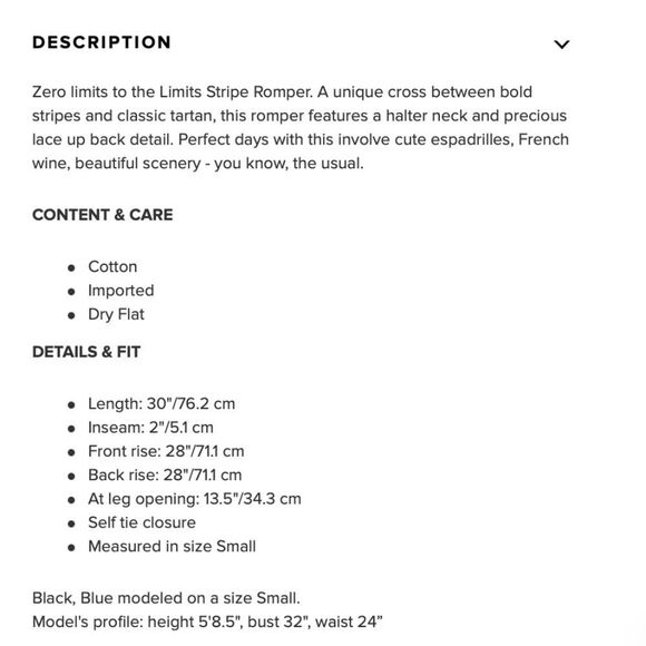 TOBI Limits Stripe Romper - Picture 4 of 7